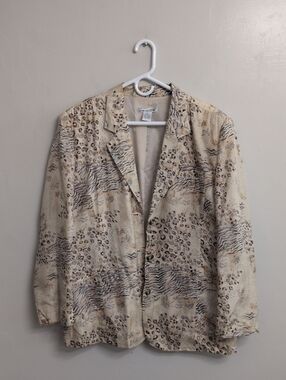 Vintage Anne And Frank Silk Blazer